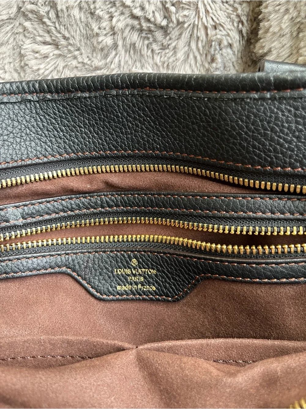 Louis Vuitton Monogram Mahina Stellar PM satchel
